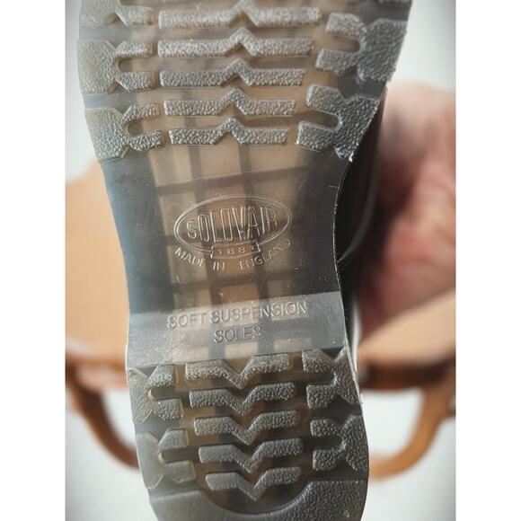 SOLOVAIR England Lace Up Unisex Loafer Black Women's US 6 Men's 5 #0015 - Picture 8 of 8